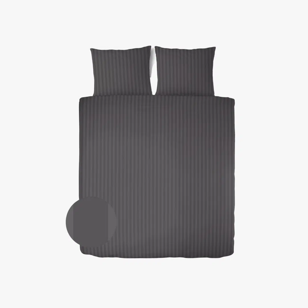 Dekbed overtrek satijn streep